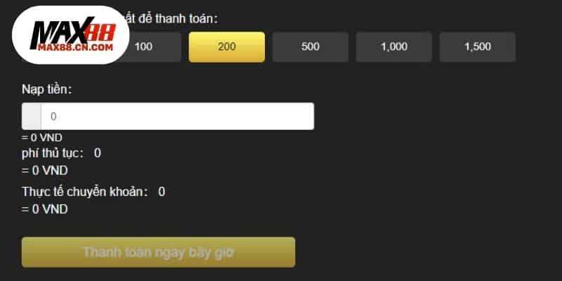 Các phương thức rút tiền Max88 đơn giản dễ dùng